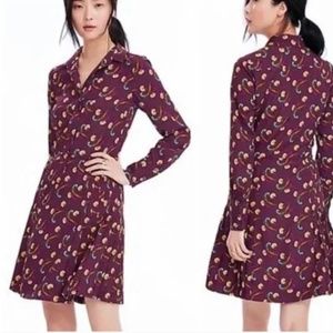 Banana Republic pleated shirt dress. Worn‎ twice